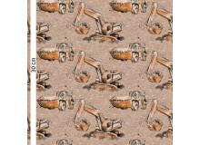 Bio Baumwolle Lillestoff - Susalabim Baggerliebe